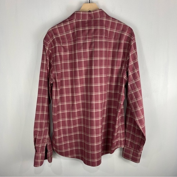 UNTUCKit Men's Colson Wrinkle Free 100% Cotton Plaid Button Up Down Shirt Large - Picture 7 of 7